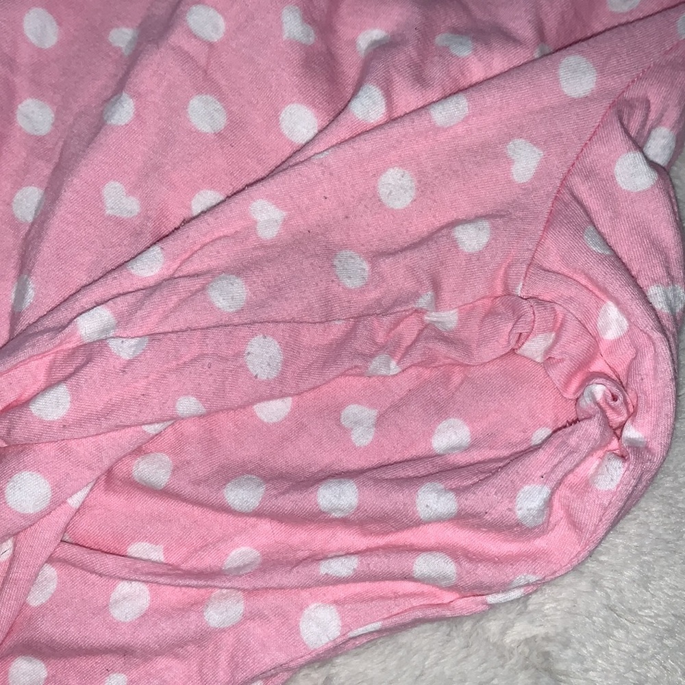 Large Disney 100% cotton Minnie Mouse pink polka dot pajama pants - Picture 4 of 5